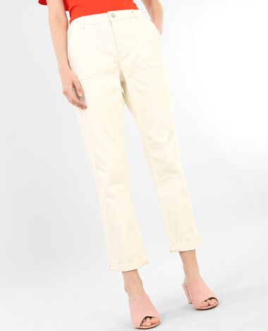 Jean style charpentier blanc - Pimkie