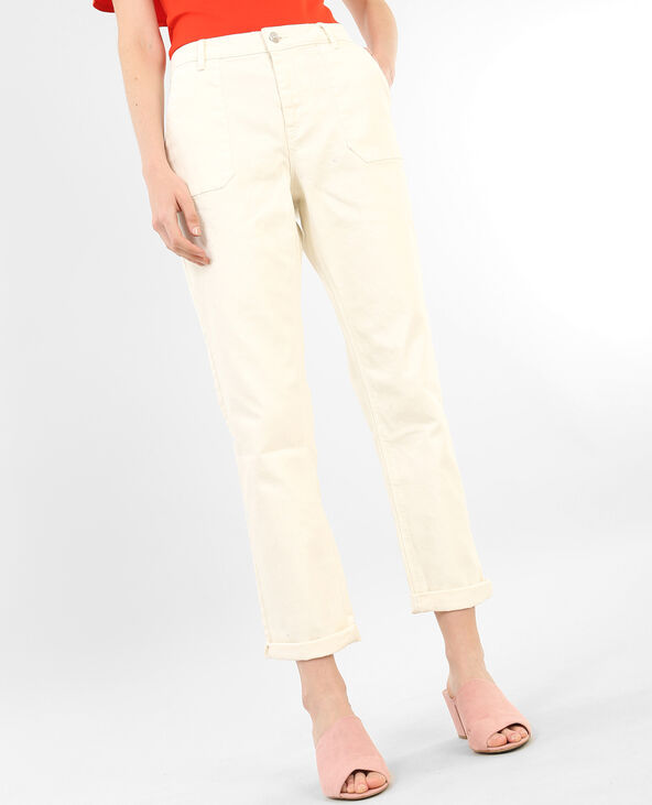 Jean style charpentier blanc - Pimkie