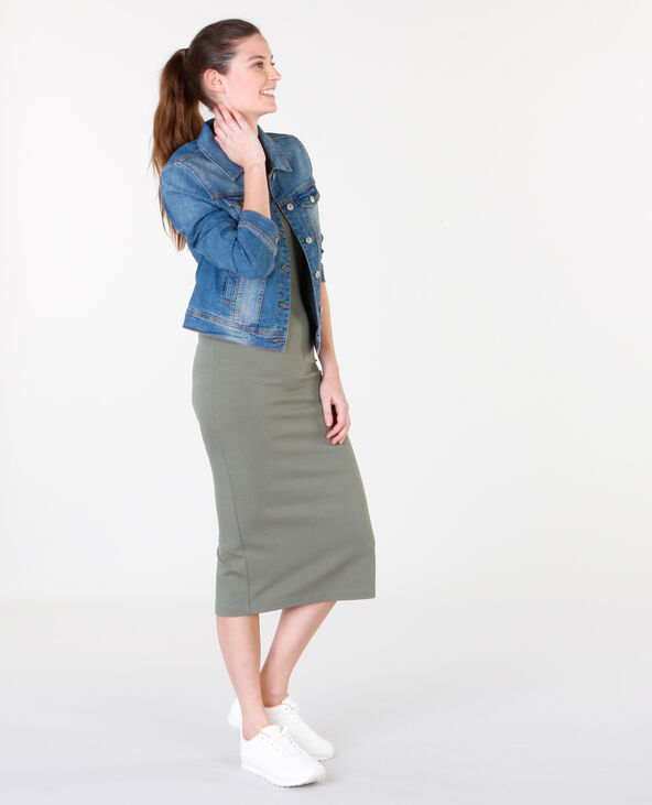 Veste denim bleu foncé - Pimkie