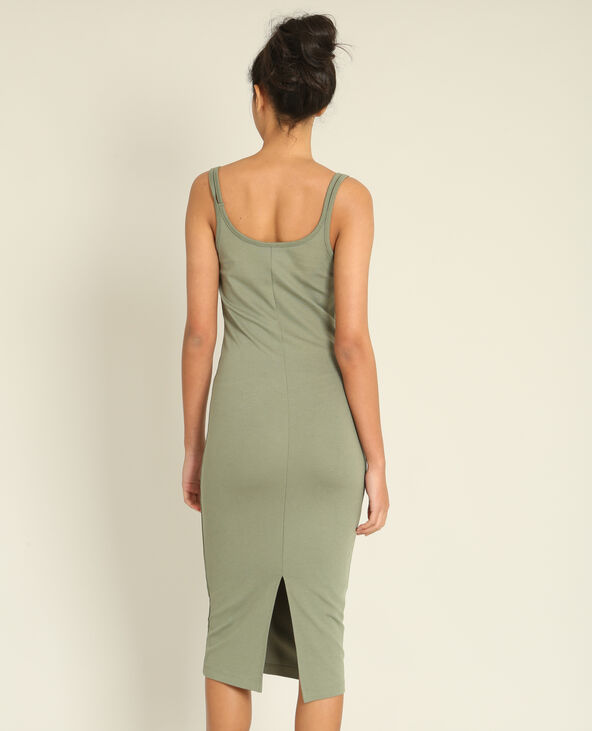 Robe moulante vert de gris - Pimkie