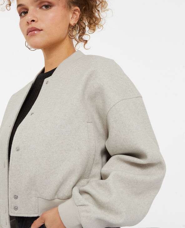 Blouson drap deals de laine
