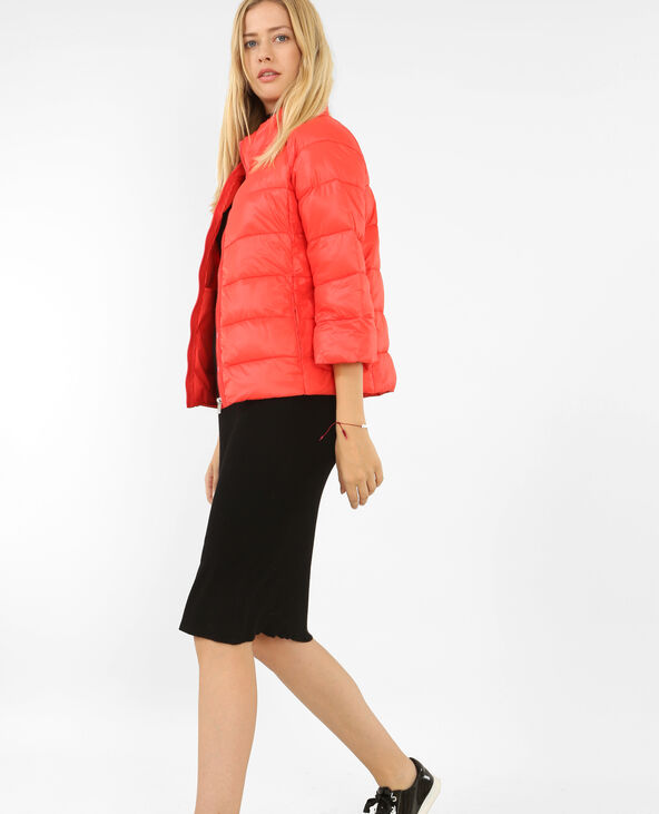 Doudoune fine boxy rouge - Pimkie