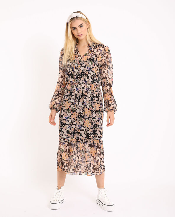 Robe fleurie noir - Pimkie