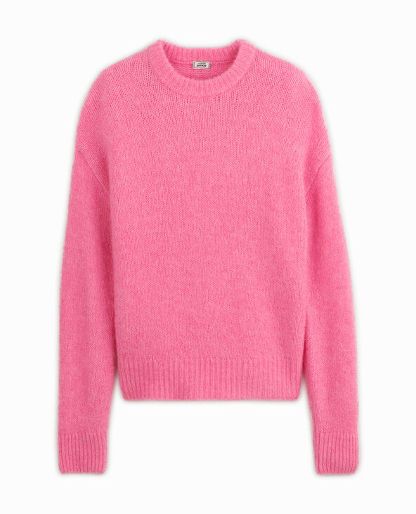 Pull col rond rose - Pimkie