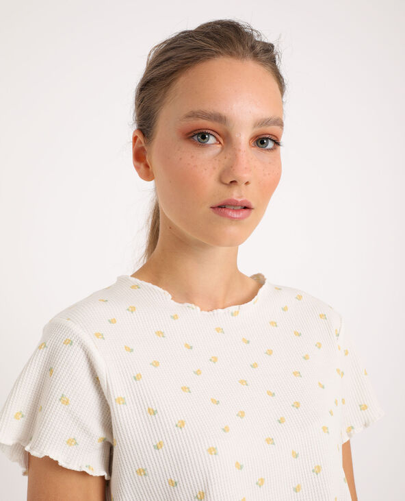 T-shirt imprimé citrons blanc - Pimkie