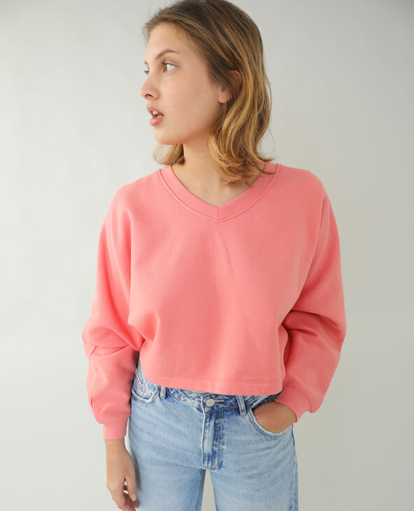 Sweat molleton rose clair - Pimkie