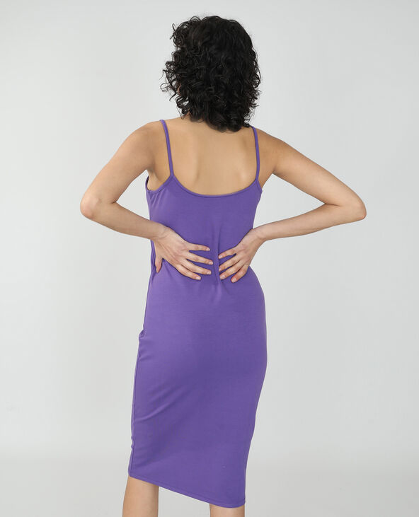 Robe longue moulante violet - Pimkie