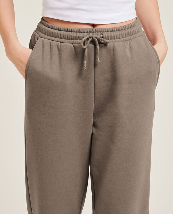 Pantalon de jogging en molleton marron - Pimkie