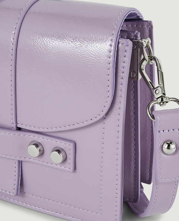 Sac boxy avec clous lilas - Pimkie