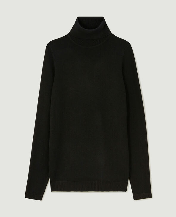 Pull à col roulé noir - Pimkie