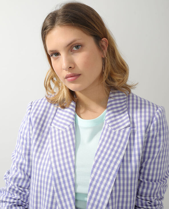 Veste city Vichy lilas - Pimkie