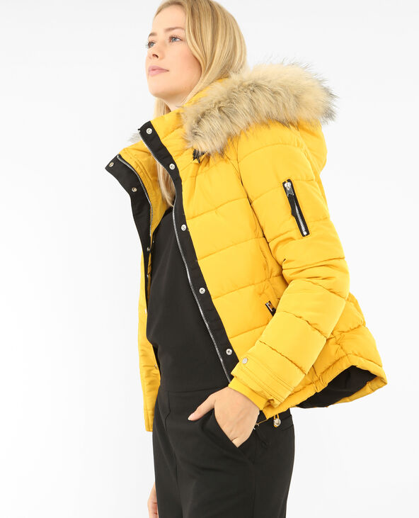 Doudoune femme jaune top