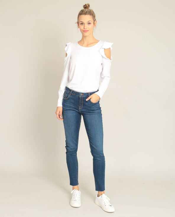 Jean skinny mid waist bleu foncé - Pimkie