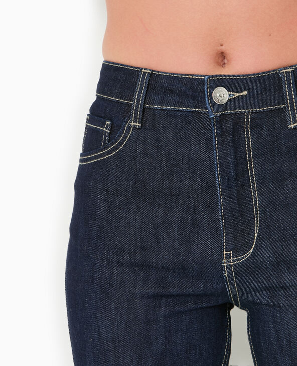 Jean flare taille haute bleu - Pimkie