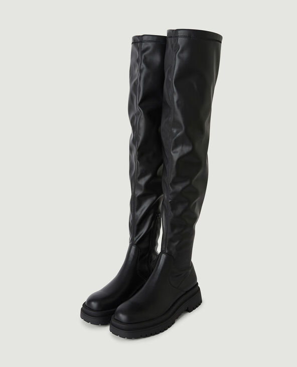 Cuissarde hotsell plate cuir
