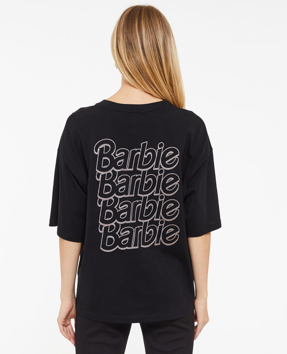 T-shirt oversize Barbie noir - Pimkie
