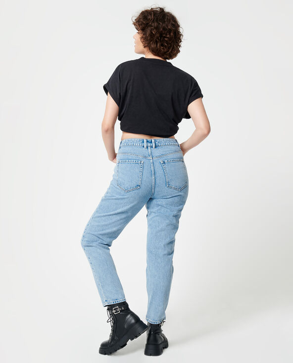 Jean mom taille haute bleu - Pimkie