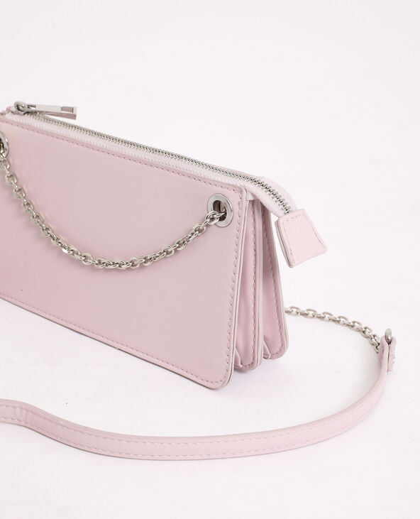 Petit sac en simili cuir violet - Pimkie