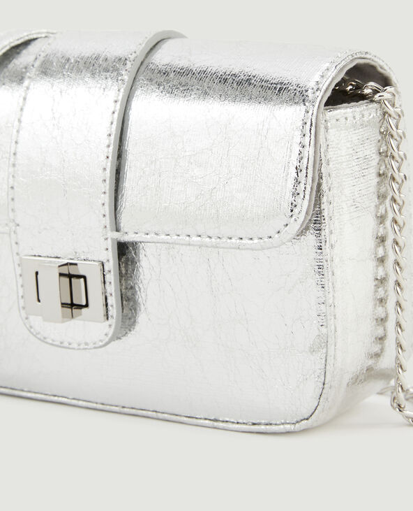 Petit sac irisé argenté - Pimkie
