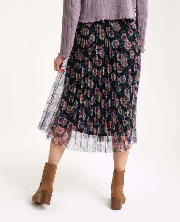 Jupe longue en tulle noir - Pimkie
