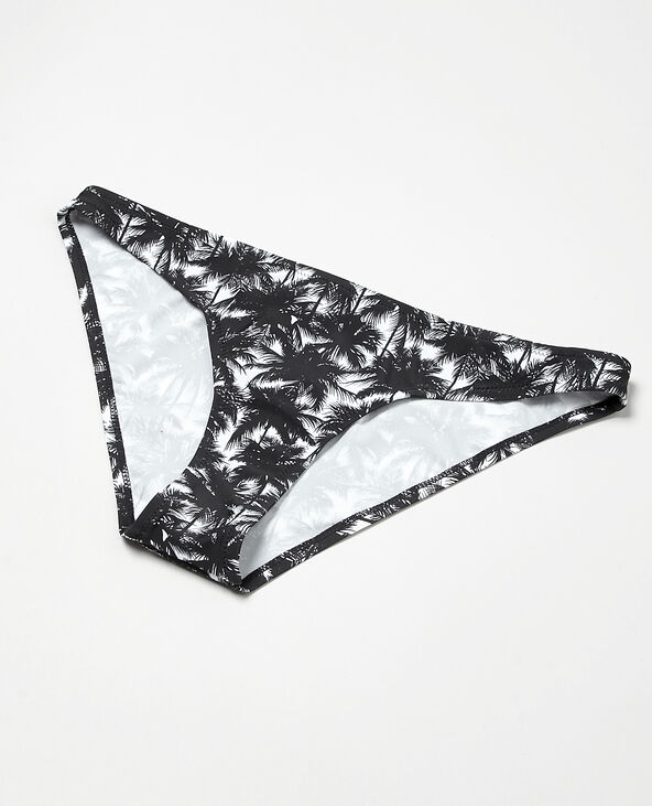 Bas de maillot de bain palmiers blanc - Pimkie