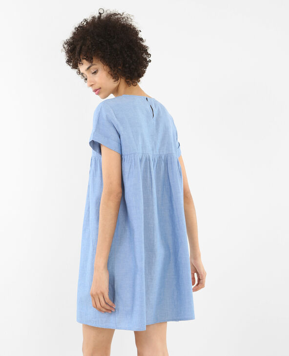 Robe babydoll bleu - Pimkie