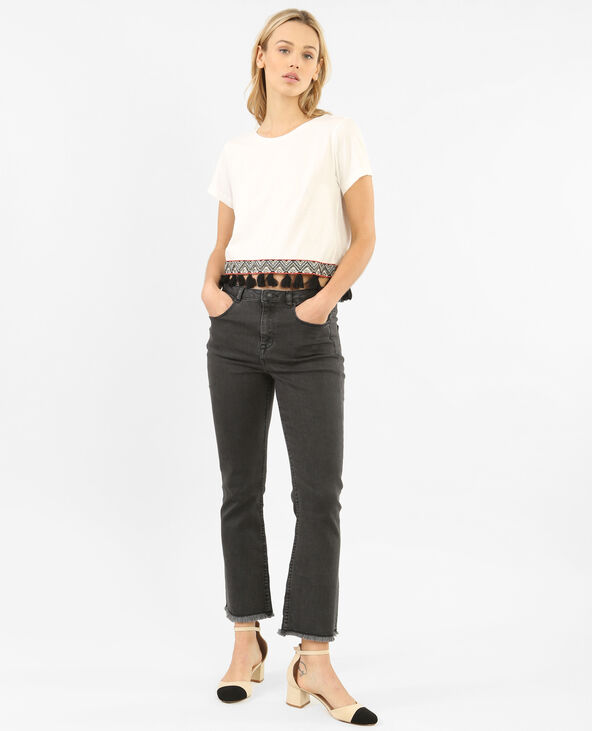 Jean kick flare noir - Pimkie