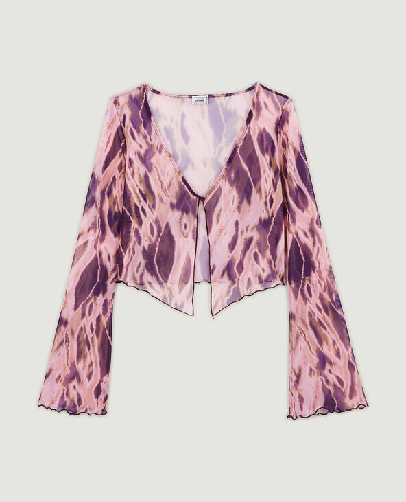 Top court en tulle rose clair - Pimkie