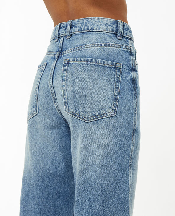 Jean droit taille haute bleu - Pimkie