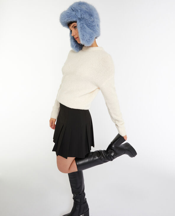 Pull col rond beige - Pimkie