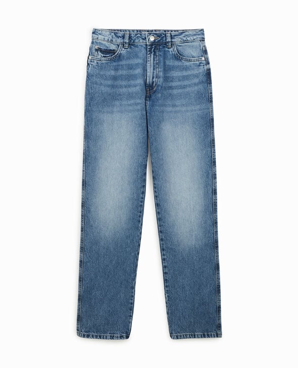 Jean droit taille haute bleu - Pimkie