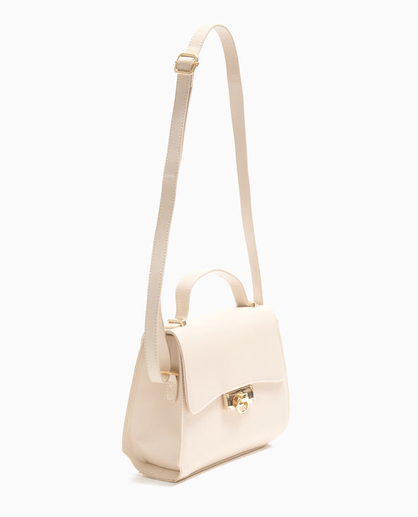 Sac boxy avec poignée et bandoulière beige - Pimkie