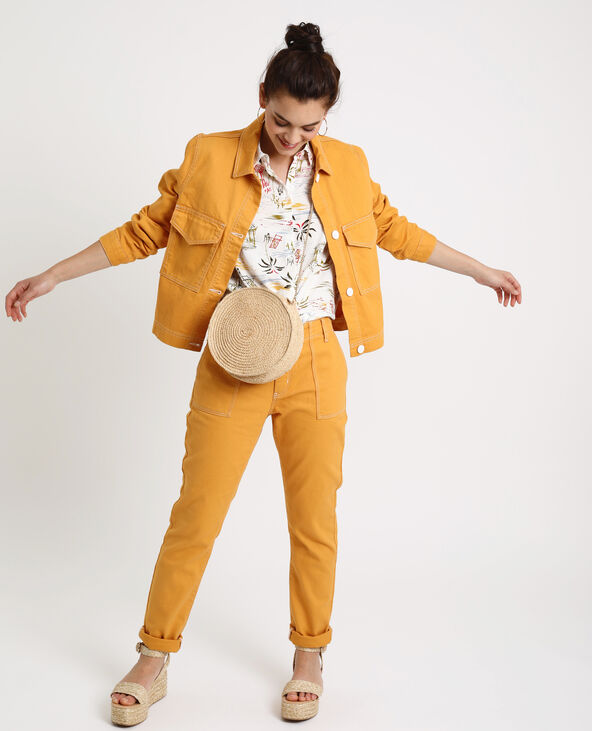 Chemise à imprimé hawaiien blanc - Pimkie