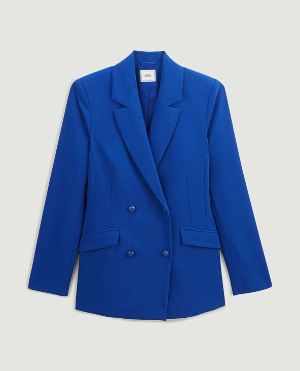 manteau bleu électrique zara