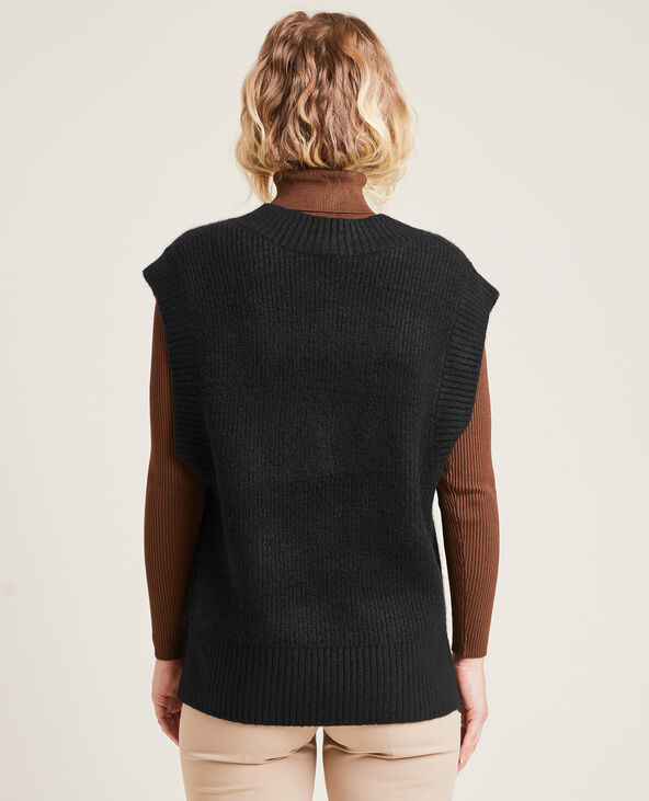 Pull sans manches oversize noir - Pimkie