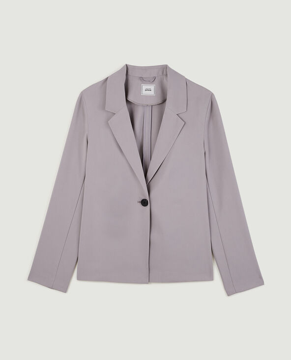Veste blazer cintrée gris - Pimkie