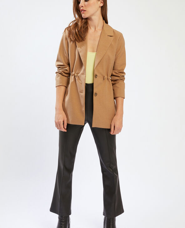 Pantalon flare crop noir - Pimkie