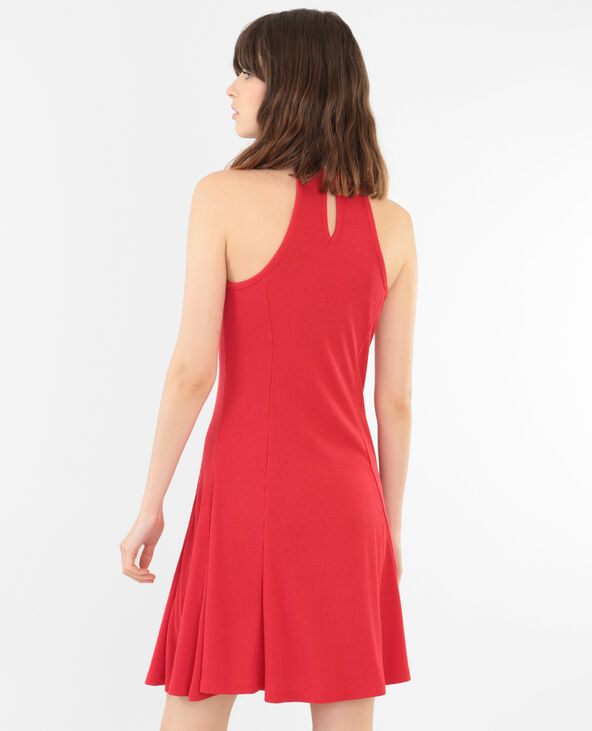 Robe trapèze rouge - Pimkie