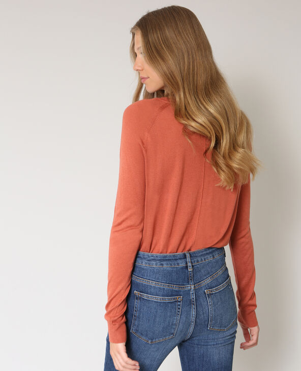 Pull fin marron - Pimkie