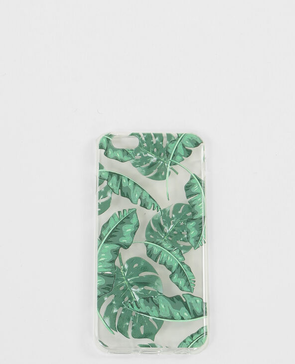 Coque compatible iPhone 6 palmiers vert - Pimkie