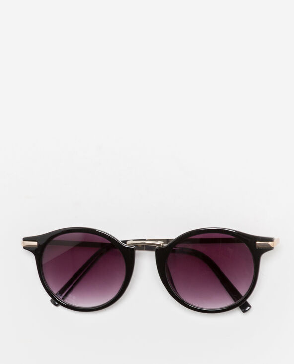 Lunettes de soleil rondes noir - Pimkie
