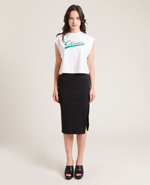 T-shirt sans manches blanc - Pimkie