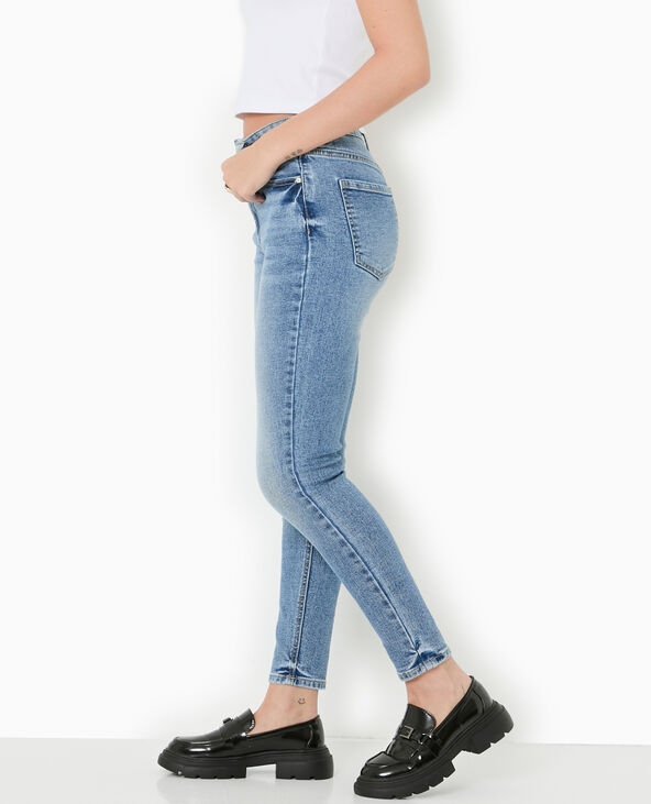 Jean skinny taille haute bleu foncé - Pimkie
