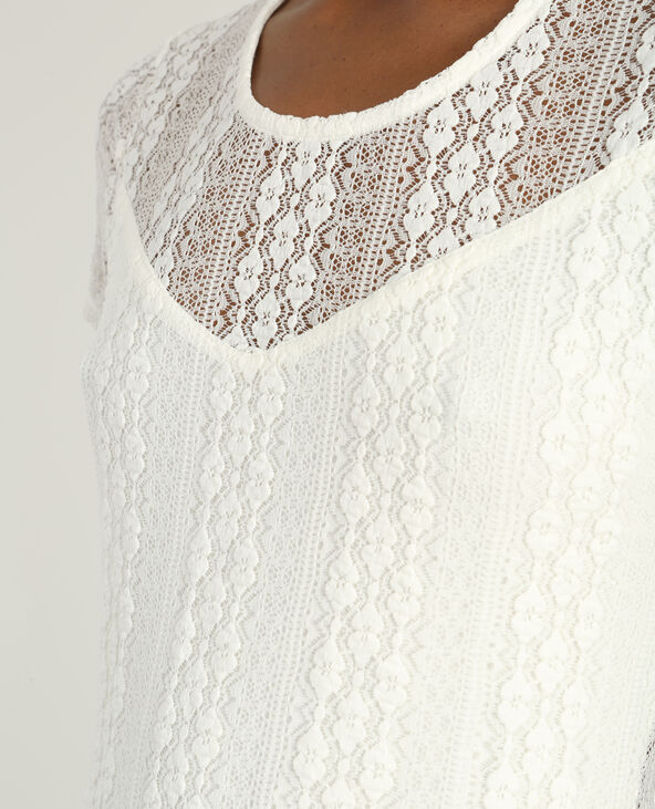 Body dentelle blanc - Pimkie