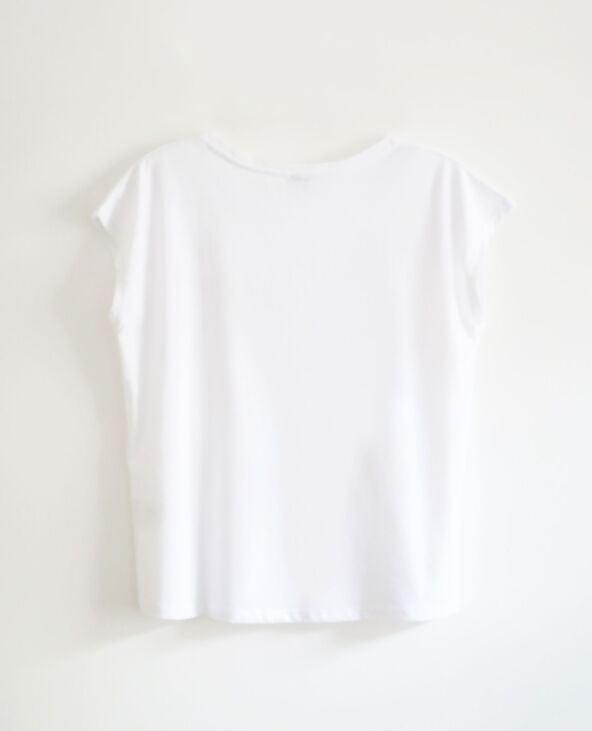 T-shirt à manches courtes blanc - Pimkie