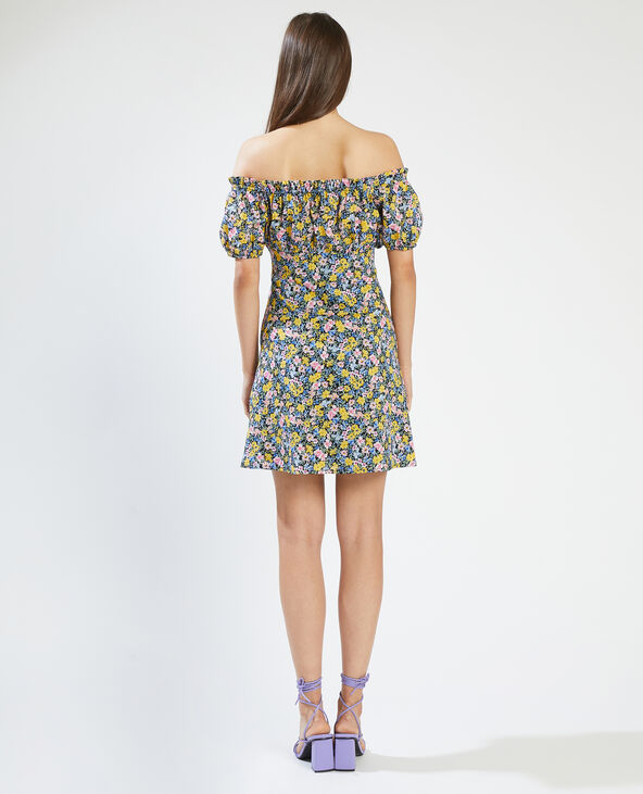 Robe courte épaules dénudées noir - Pimkie