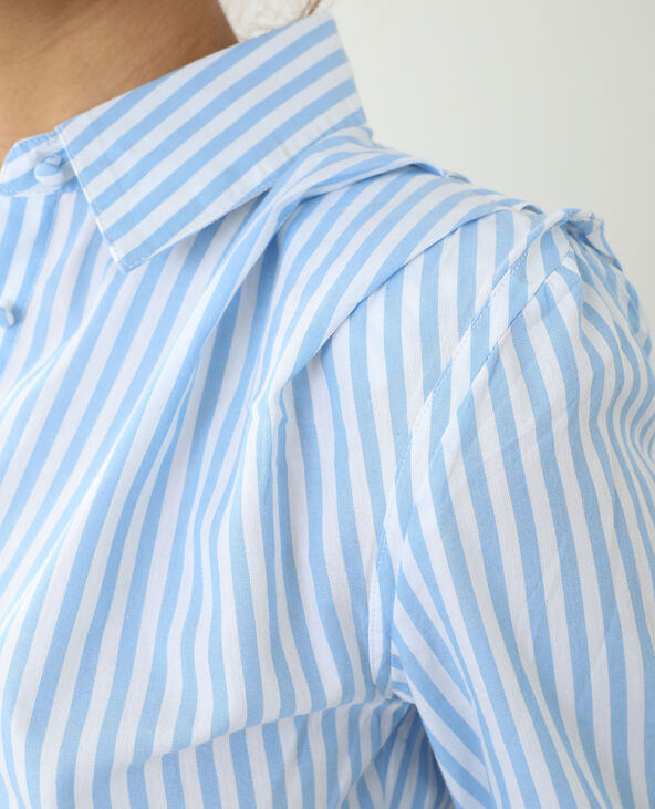Chemise à épaulettes blanc - Pimkie