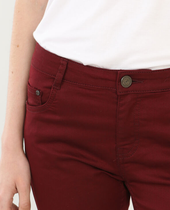 Skinny push up bordeaux - Pimkie