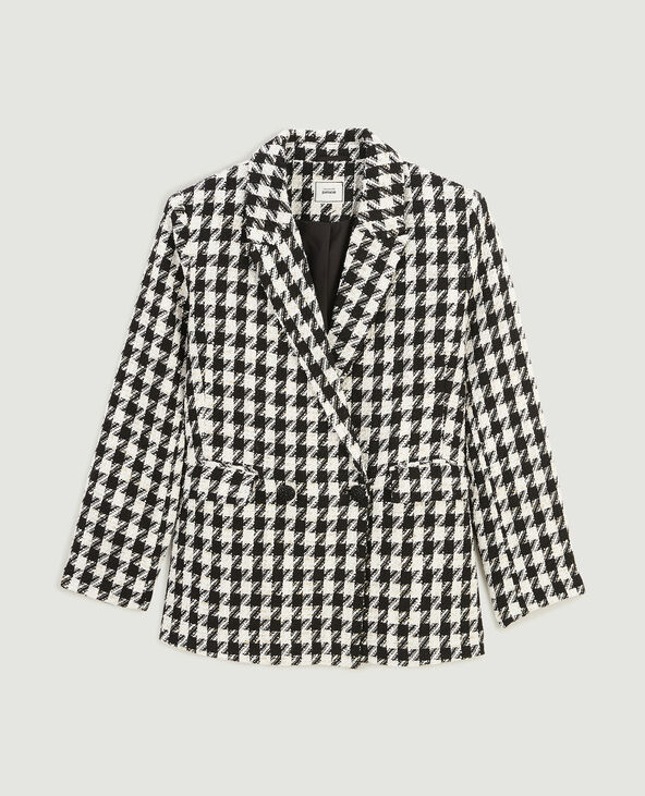 Veste blazer en tweed