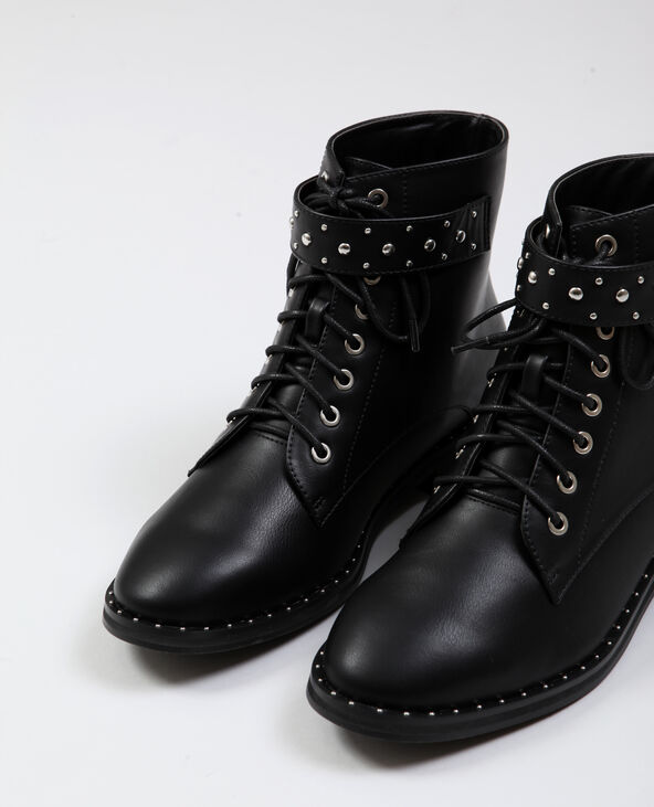 Boots à clous noir - Pimkie